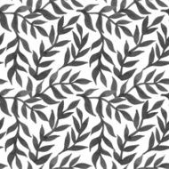 Spring leaves seamless watercolor pattern-model for design of gi N4
