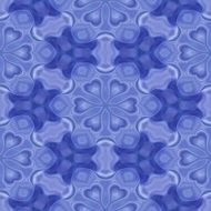 Seamless kaleidoscope texture or pattern in blue 3 N2