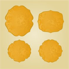 Frames old paper vintage vector