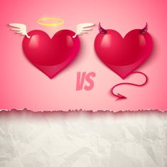 Devil and angel hearts N2