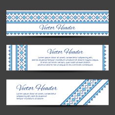 Header or banner design template N2