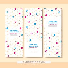 high-tech style banner template set N2