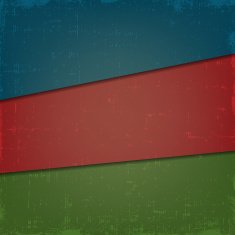 Set of vintage grunge vector background in old worn style