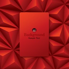 Red Abstract Background Vector N3