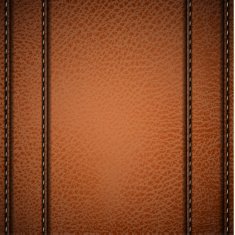 Camel color stitched leather N2
