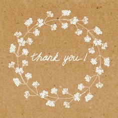 Thankful greeting card
