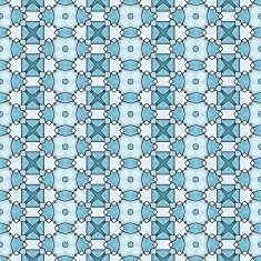 Seamless kaleidoscope mosaic in blue spectrum N2