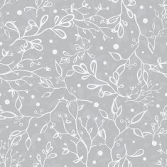 Vector Silver Grey Tree Braches Texture Seamless Pattern N2