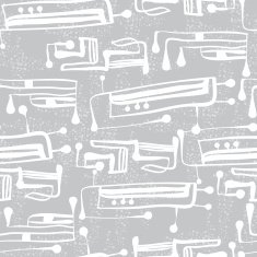 Vector gray and white seamless pattern N2