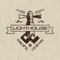 Lighthouse emblem for t-shirt N5