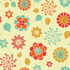 floral seamless pattern N785