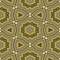 Seamless yellow geometric pattern N2