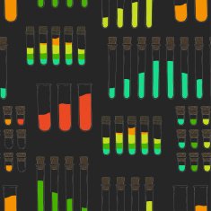 Seamless texture Set equalizer in the form of tubes Music