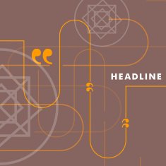 Vector orange lines on a beautiful brown background N2