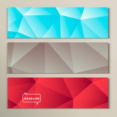 Set bright abstract image of gray blue red N2