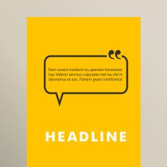 Vector yellow square on a gray background N2