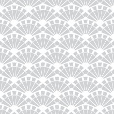 Vector Gray Fans Texture Seamless Pattern