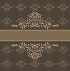 Abstract ornamental dark brown background for wrapping