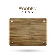 Blank Wooden Sign N3