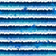 Dark blue grunge paint stripes seamless pattern