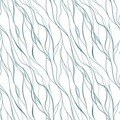 Abstract Seamless Fluid Lines Background