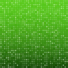 Squares green technology pattern