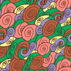 Seamless abstract filled pattern N2