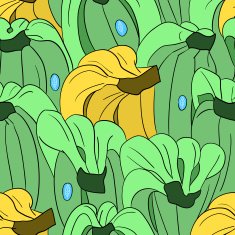 Banana Pattern N6