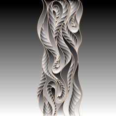 Decorative ornamental pattern background N16