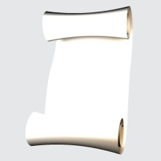 white paper scrolls rolls of paper N3