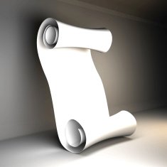 white paper scrolls rolls of paper N5