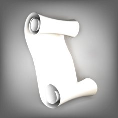 white paper scrolls rolls of paper N7