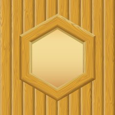 Wooden Framework with Paper on a Wall N3