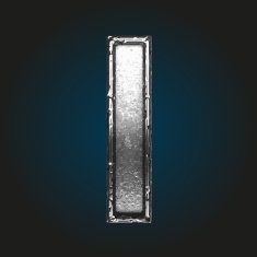 i vector metal letter