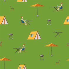 Seamless texture BBQ Season N2
