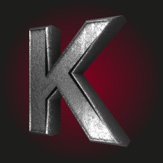 k metal letter