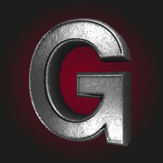 g metal letter
