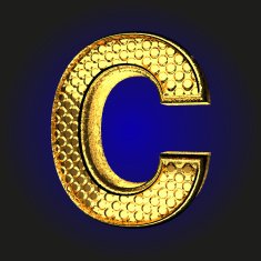c golden letter
