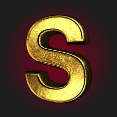 s letter of gold