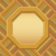 Wooden Framework with Paper on a Wall N4