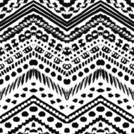 Hand drawn painted seamless pattern Vector illustration N75