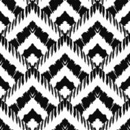 Hand drawn painted seamless pattern Vector illustration N76