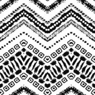Hand drawn painted seamless pattern Vector illustration N78