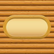 Wooden Framework with Paper on a Wall N5