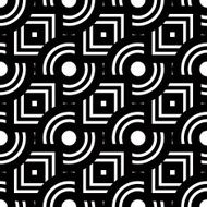 Seamless geometric pattern simple vector black and white stripe N2