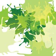 Seamless abstract leaves background