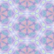 Seamless kaleidoscope texture or pattern in pastel colors 1 N2