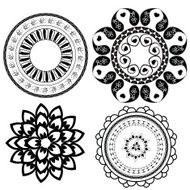 Round Ornament Pattern brush N2
