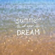 Blurred Summer Background