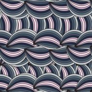 Vector horizontal seamless texture with waves N2